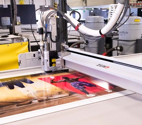 D.z. geprint dibond paneel - 3 mm dik  prijs per cm2